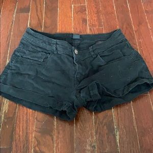 Black shorts